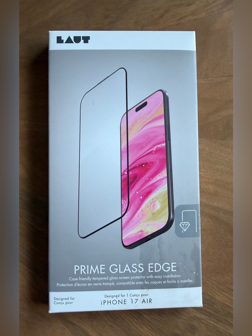 LAUT- Prime Glass Edge Screen Protector for iPhone 17 Air